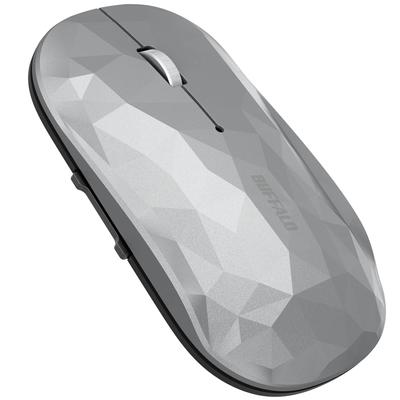 Buffalo Wireless Mobile Mouse Bluetooth FLEXUS Thin and Light 5 Buttons with Wireless Quiet BlueLED MIL Standard Compliant DPI Switching Presentation