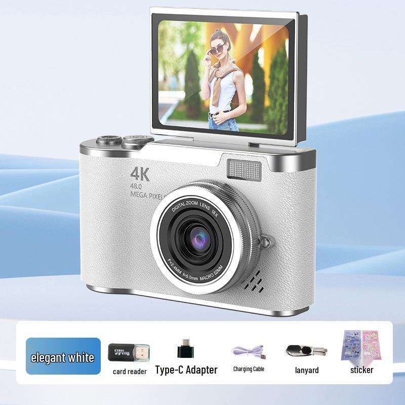 Retro HD Mini Digital Camera for Students and Travel