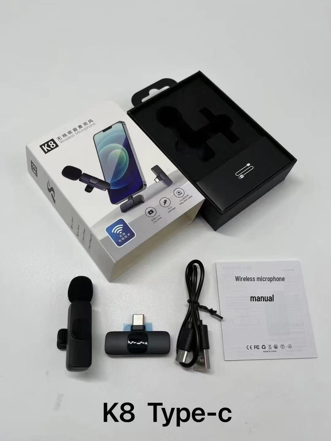 

Беспроводной петличный микрофон с интеллектуальным шумоподавлением для прямых трансляций, видеоблогинга и видеозаписи