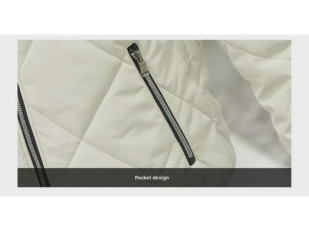 Herren 2024 Herbst/Winter Stehkragen Dick Warmer Baumwollmantel