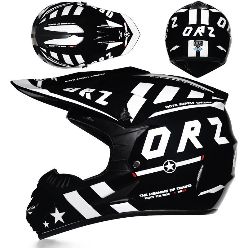 Full Face Mountain Bike Helmet Off-Road ATV Dirt Cycling Adult Unisex ABS Safety Gear