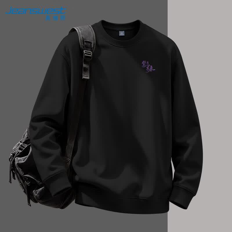 Jeanswest Men's Graphic Print Crewneck Sweatshirt