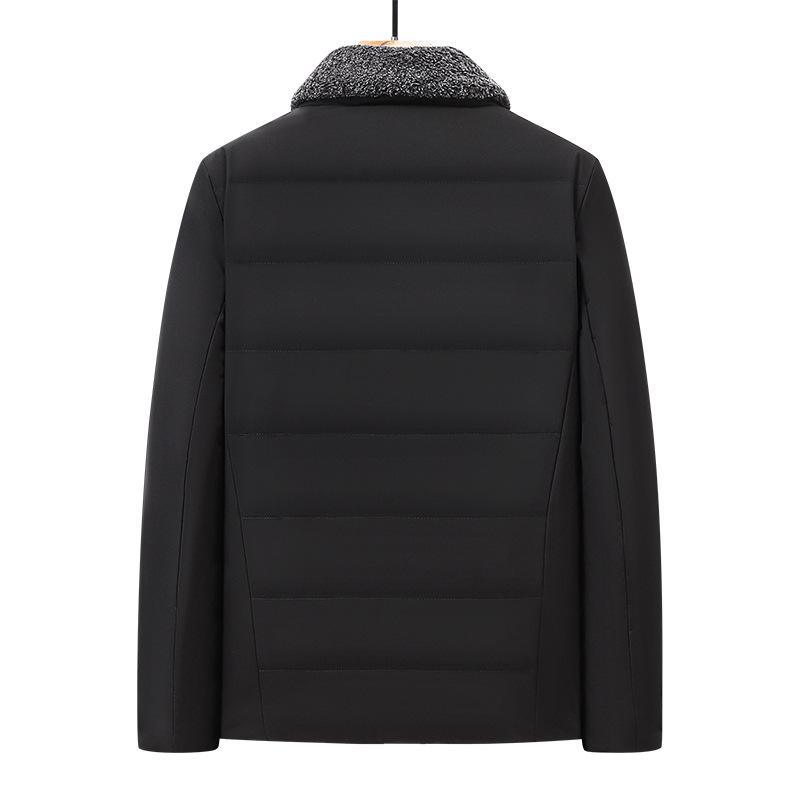 Men's Cotton Clothes Father Jacket Piled Thickened Autumn and Winter Suit Elderly Cotton Jacket