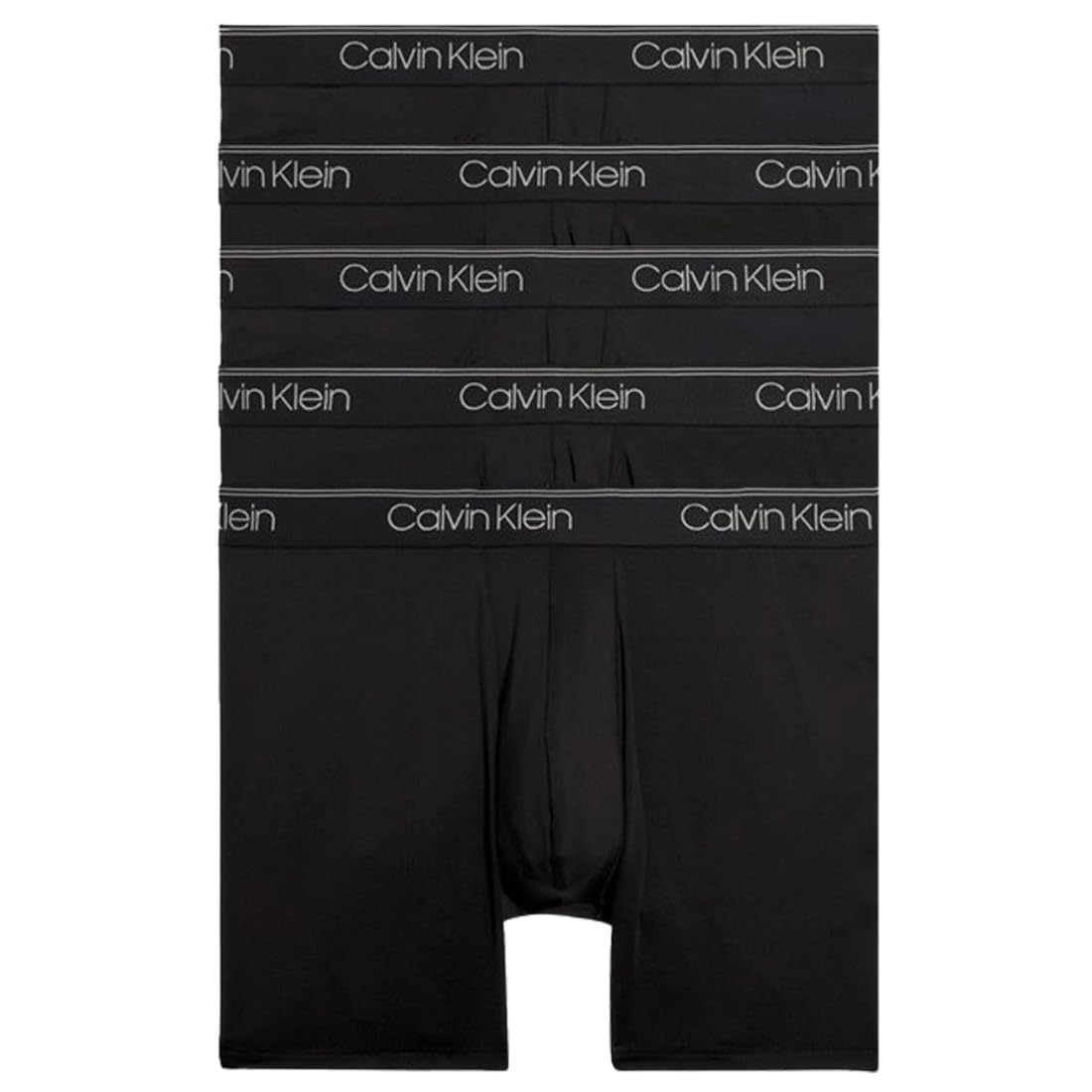 ck Boxer Closed Classic BOXER BRIEF NB2269 M [Calvin Klein] Briefs, Front, 5-Pack, Fit, Men s Underwear, 5_BLACK(900) [Used]