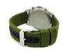 Seiko Chronograph Men’s Watch Green Dial Nylon Strap SND377R (Parallel Import)