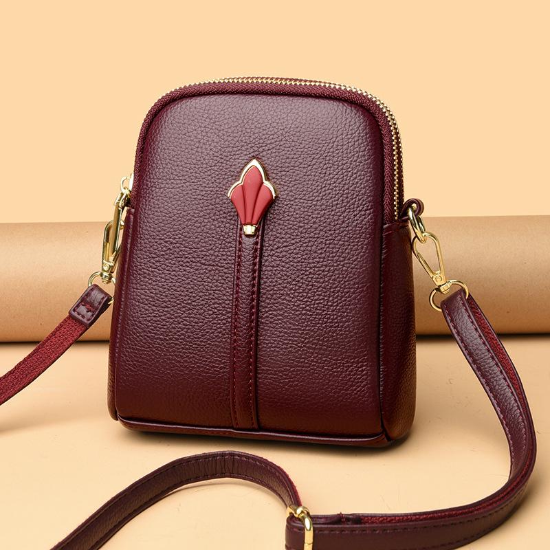 Kleine quadratische Tasche, einfache Umhängetasche, hochwertige und stilvolle Umhängetasche