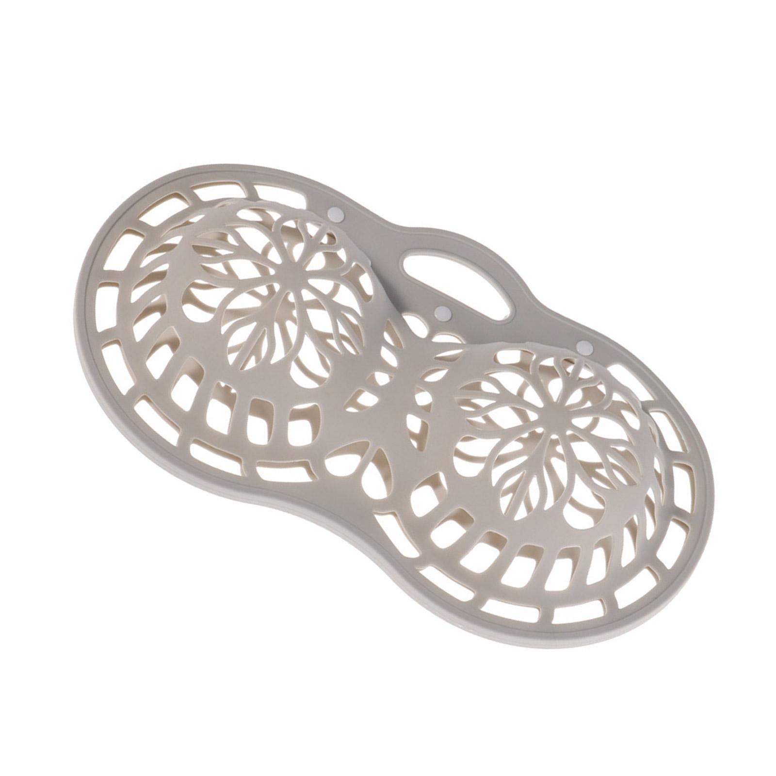 

Мешок для стирки бюстгальтеров Усиленная сетка Защита для деликатного белья Спортивные бюстгальтеры Машинная стирка Прочный силикон серый