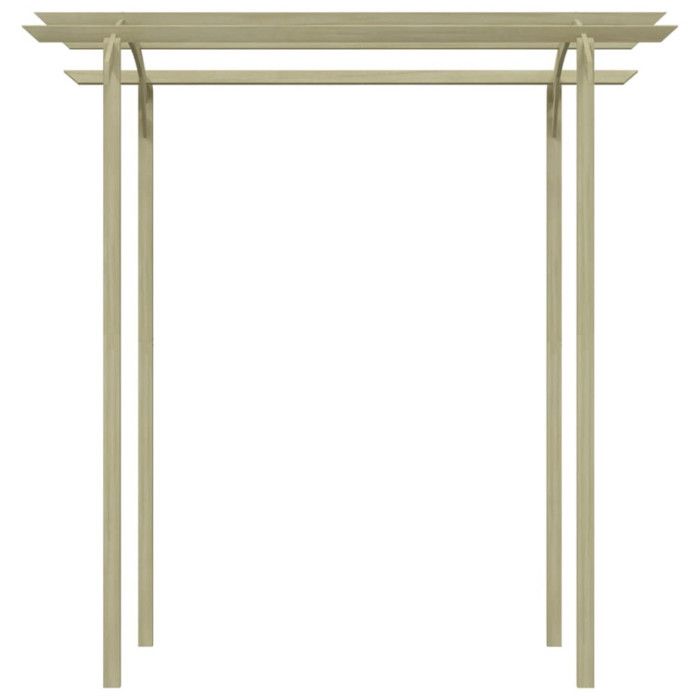 VidaXL Pergola de jardin 180x197x210 cm Bois de pin imprégné