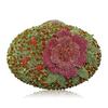 Big Goose Egg One Flower Diamond Dinner Bag Diamond Gem Bag Banquet Clutch Bag