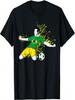 Maglietta Orgogliosi Tifosi di Calcio Brasiliani - T-shirt per Amanti del Calcio Brasiliano