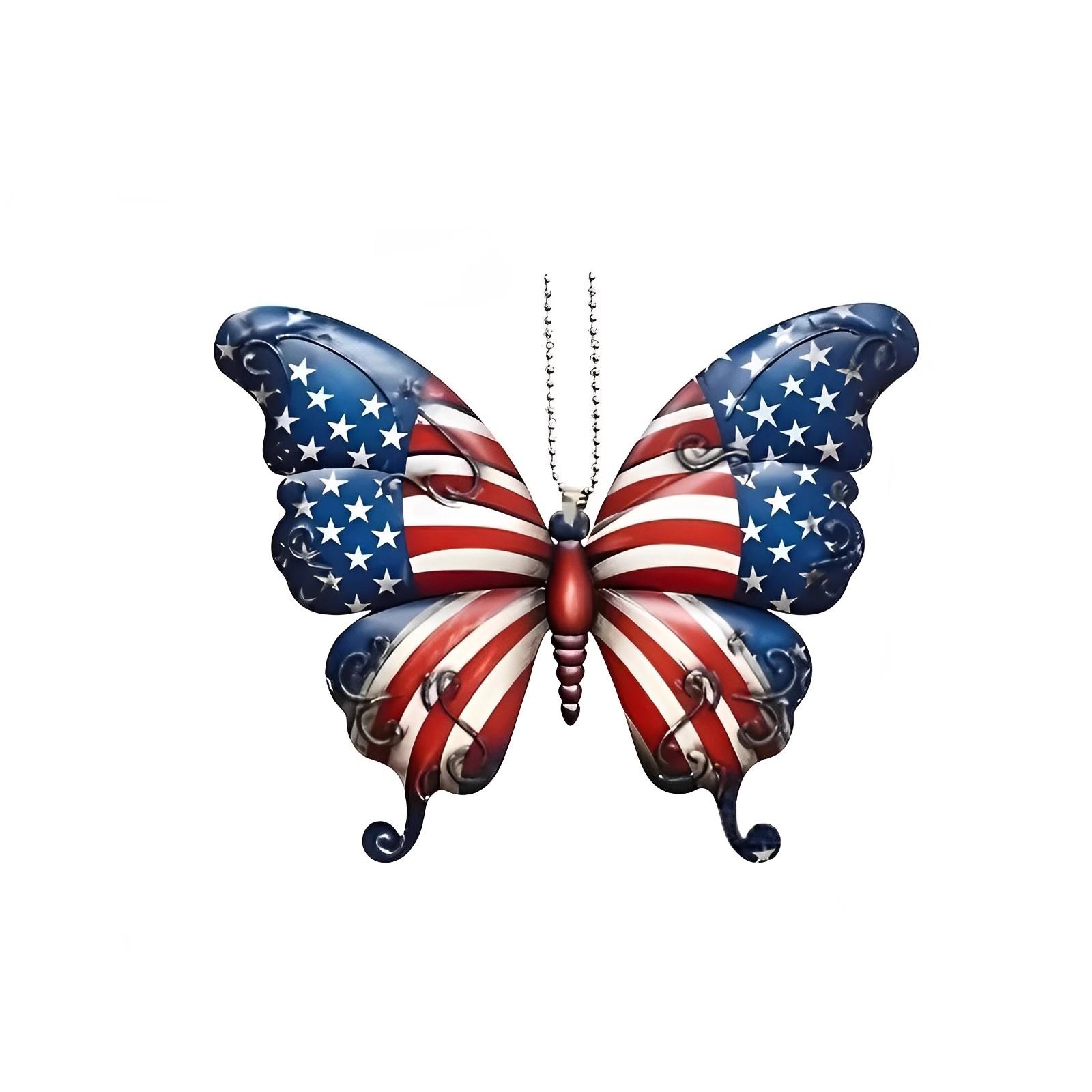 

Красочные бабочки 2D акриловые подвесные украшения декоративные подвески украшения сборочные реквизиты One Size красный