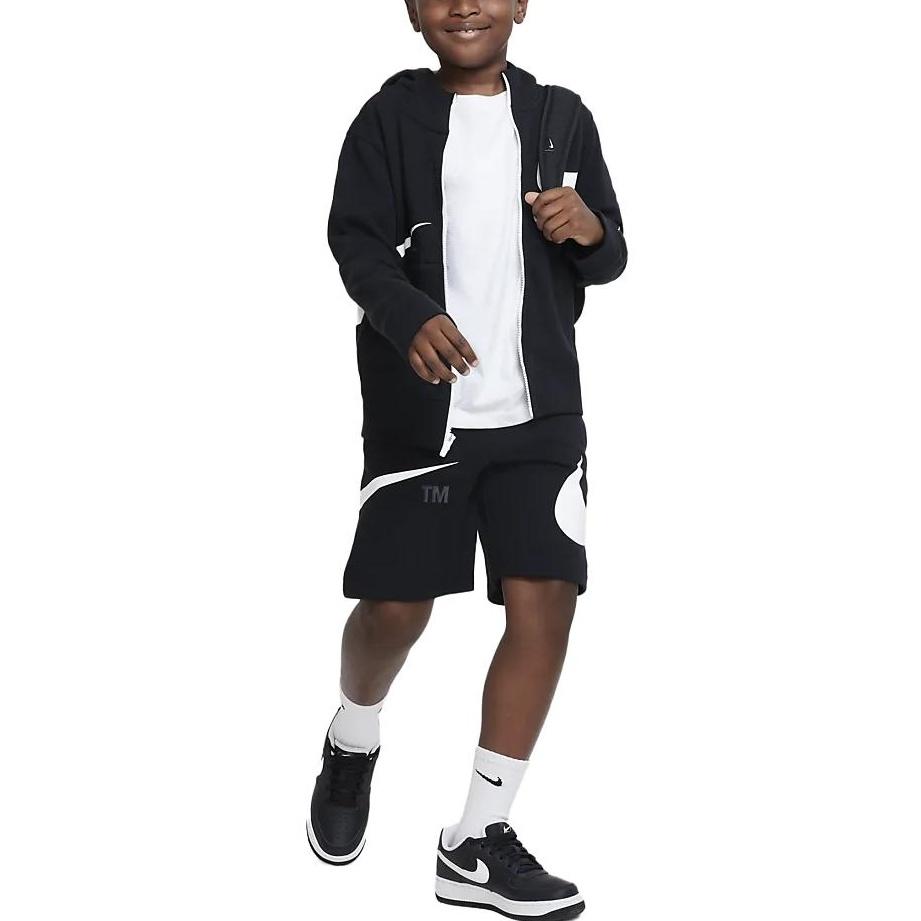 (PS) Nike Sportswear Swoosh Short 'Black' Kids' DR8484-010