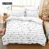 Simple Cartoon Pattern Bedding Set Duvet Cover Set 3d Bedding Digital Printing Bed Linen Queen Size Bedding Set Fashion Design