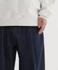 COVERNAT Semi-Wide Washed Denim Pants Indigo