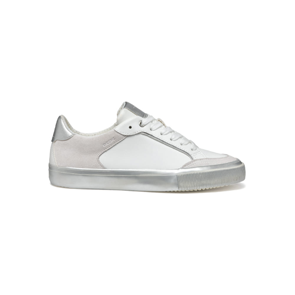 Geox Emmelini Women'S Sneakers - White/Silver