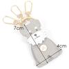 Kitamura Miniature Schnauzer Keychain (NH0862) for Women, Standing and Moving Face