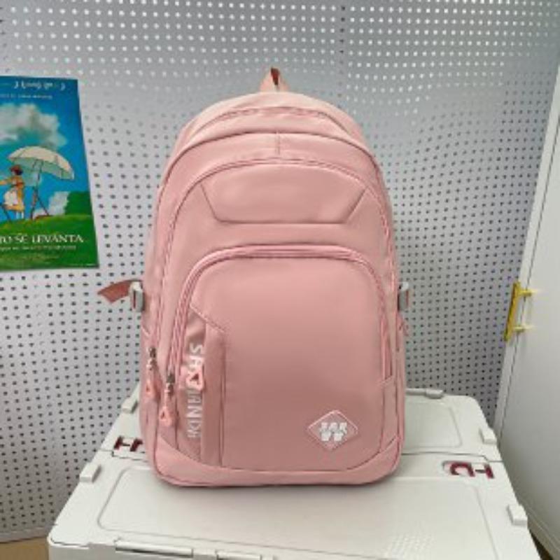 With Backpack Nylon For Women Large Capacity And Sturdy Shoulder Bag Water Resistant