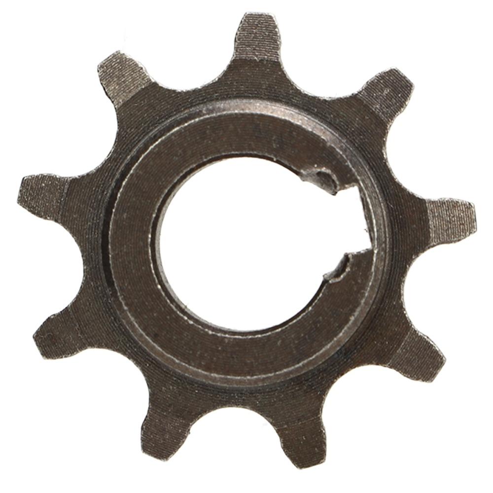 Jeu d'engrenages avant et arrière à 9 et 11 dents Acier au carbone Kit d'engrenages de vélo Kit d'engrenages Ensemble pour vélo motorisé
