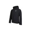 Nike Logo Woven Casual Training Hooded Jacket Men Outerwear Black CU7347-010