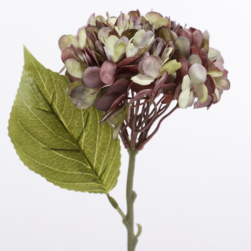 Artificial Hydrangea Silk Flowers Home Vases Table Accessories Wedding Wall Diy Gift Box Bridal Bouquet Holiday Party Decoration