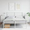VidaXL Bedside Tables 2 Pcs, Bedside Cabinets with Legs, Nightstands with Drawers, Bedroom Night Cabinets, White 843089