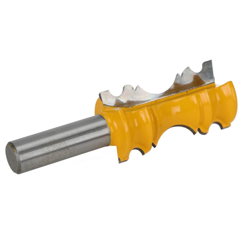 1/2in Shank Crown Router 1/2 Inch Shank Crown Molding Router Bit Forming Milling Cutter Waistline Forming Woodworking Tool