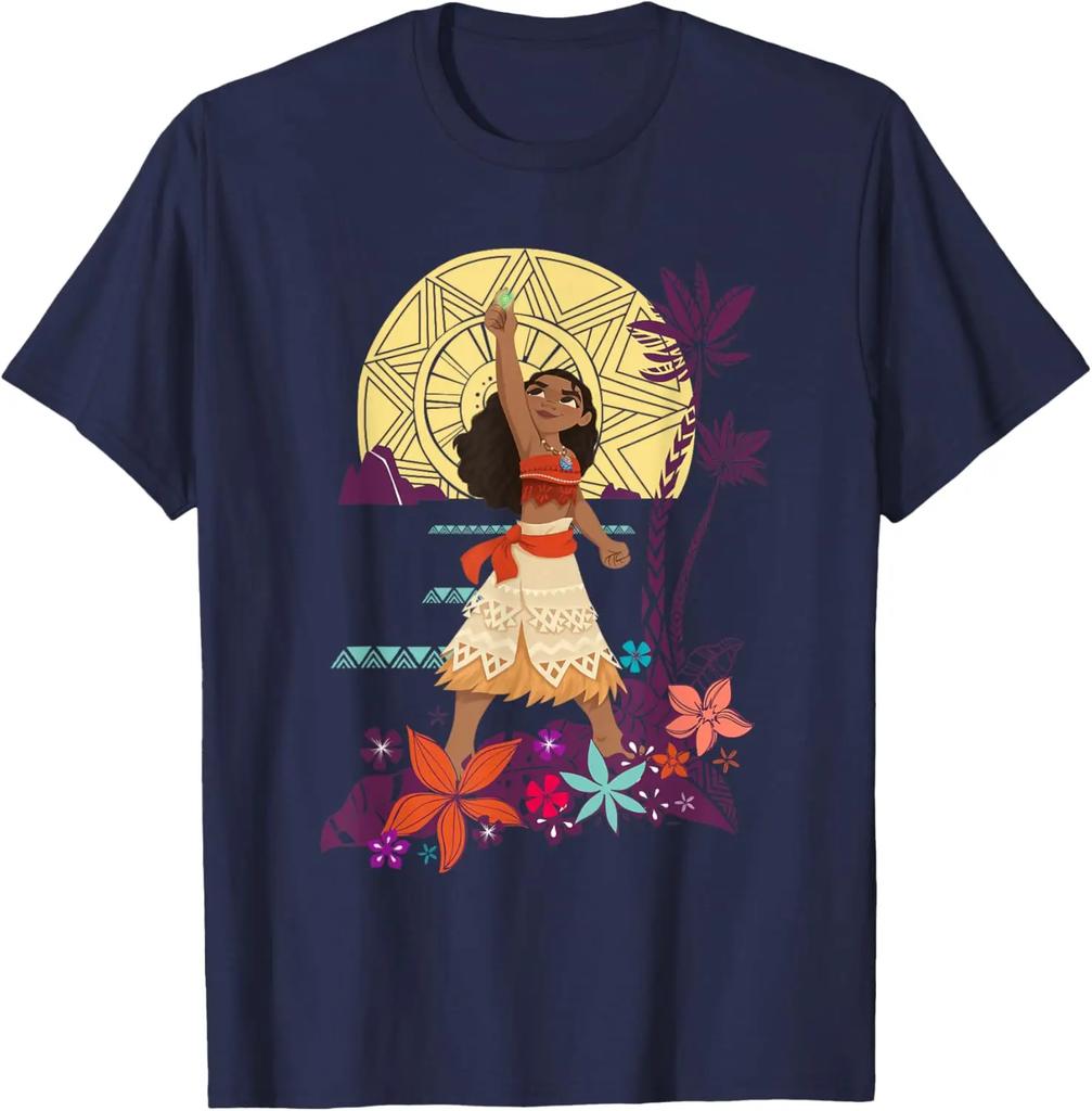 Heiße Mode Lässig Disney Prinzessin Moana Herz von Te Fiti T-Shirt S-4XL Vier Jahreszeiten