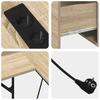 Desk Sonoma Oak 182 x 101 x 87.5 cm Particleboard