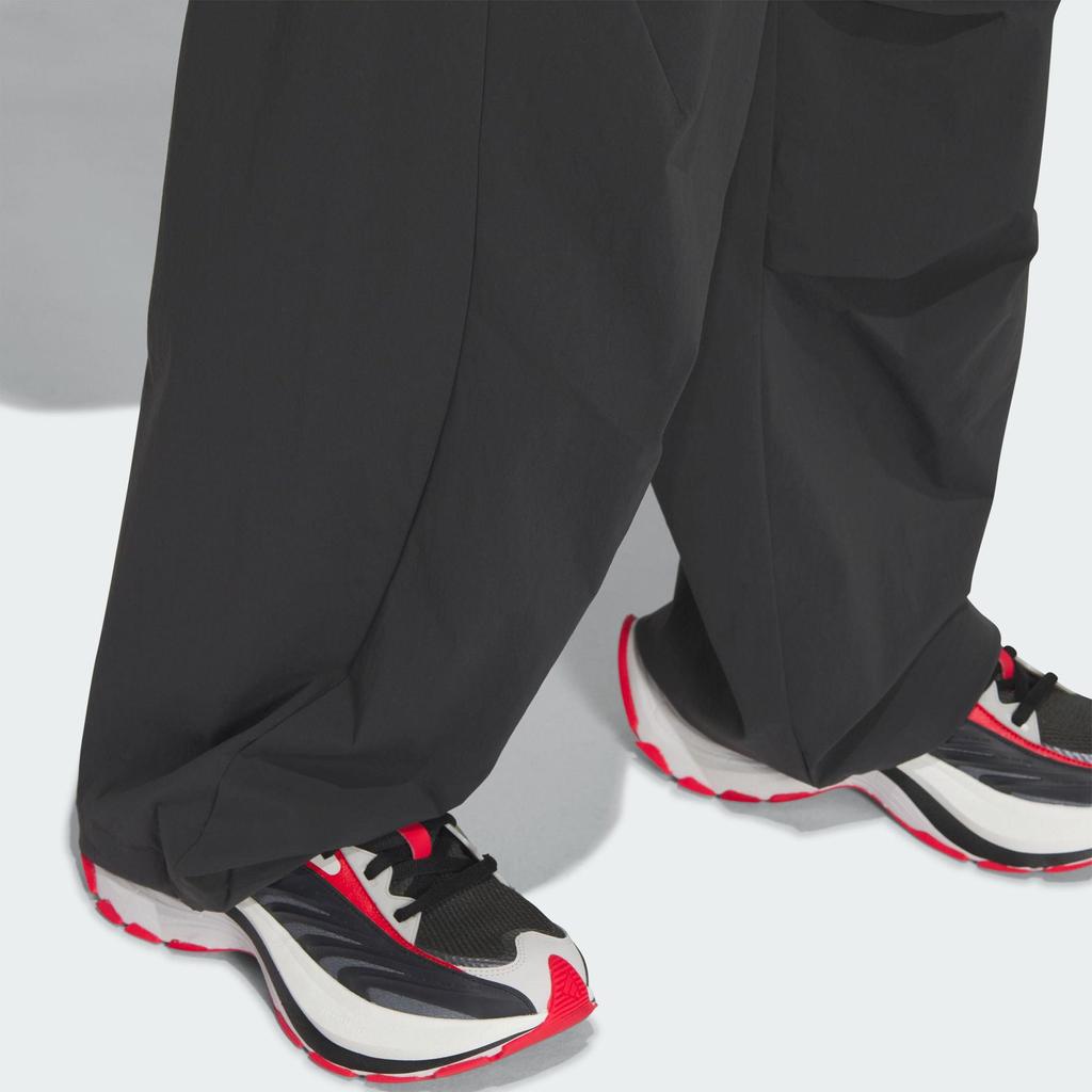 Adidas Fos Woven Tracksuit Bottoms Classic Fashion Simple Comfortable Casual Pants Men Bottoms Carbon-Black KB4617