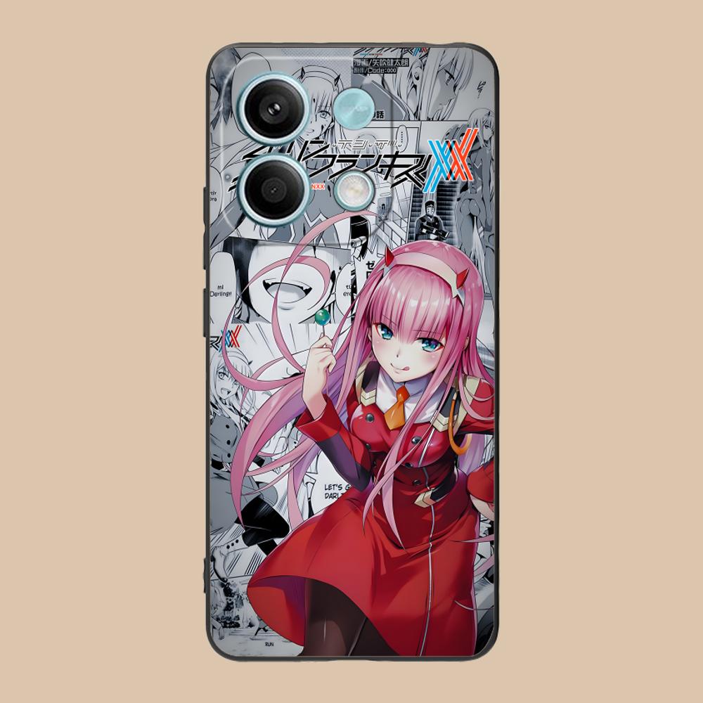 Darling FranXX Zero Two Phone Case for POCO M6 M5 M4 M3 X7 X6 X5 X4 X3 F6 F5 F4 Pro GT 5G Colour Printing Cover Luxury Pretty