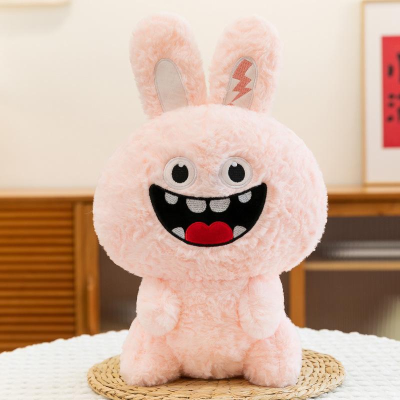 Cute haha rabbit not annoying beast doll plush toy doll cloth doll for girls sleeping throw pillow birthday gift