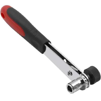 Multipurpose Double Head Ratchet Wrench Adjustable 1/4Inch Socket Wrench Hand Tool for Effortlessly Direction Change