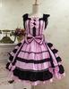 Girls Lace Punk Sexy Woman Clothing Lolita Victorian Corset Black Gothic Dress