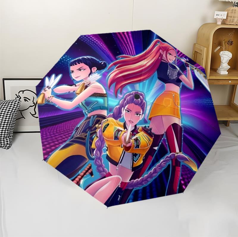 Huntrix (33) Parapluie cadre robuste adapté aux activités de plein air voyage à la plage cadeau idéal pour toutes les saisons