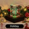 Jewelry Display and Home Atmospheres LED Touch Control Crystals Lamp Base with Adjustable Light and Portable Designs