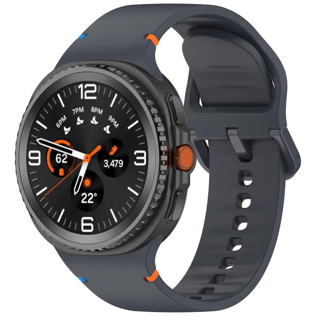 Sports Silicone Strap For Samsung Galaxy Watch 8 40mm 44mm Official Stitch Bracelet Wristband Galaxy Watch 8 Classic 46mm Correa