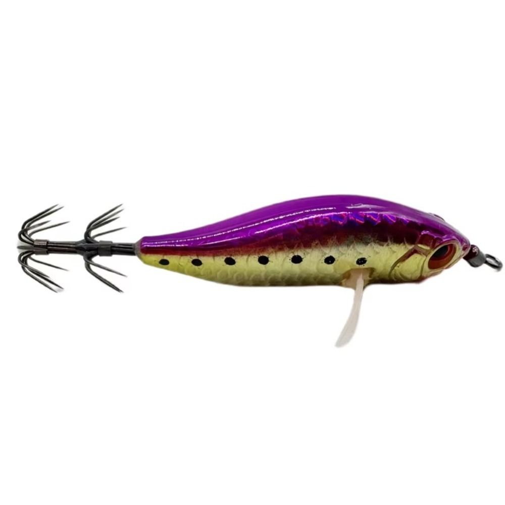 80mm Squid Jig Glow Wood Shrimp Lure Shrimp Shrimp Squid Hook  Sea Fishing