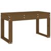 Garden Bench Honey Brown 80 X 38 X 45 Cm Solid Pine Wood