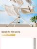 Foldable Double-Pole Baby Clothes Drying Rack for Home and Balcony Use