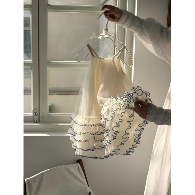 Girls Summer Princess Dress Cake Dress for Formal Dresses Birthday Hosting Party Beach Vacation