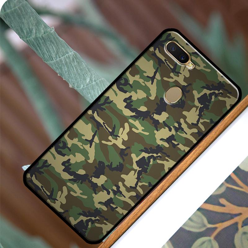 

Армейский камуфляжный чехол для OPPO A83 A91 A93 A1K A15 A3S A54 A74 A94 A5 A9 A31 A53 A52 A72 A53S, задняя крышка OPPO A3S