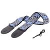 Guitar Strap Embroidered Print Vintage Style Adjustable Guitar Strap For Folk Electric Guitar Bass Ukulele Guitar Accessories