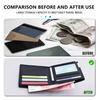 Leather Car Logo Men Wallet ID Credit Card Holder License Bag Gift For Mitsubishi Outlander Lancer Cross Colt Xpander Mirage