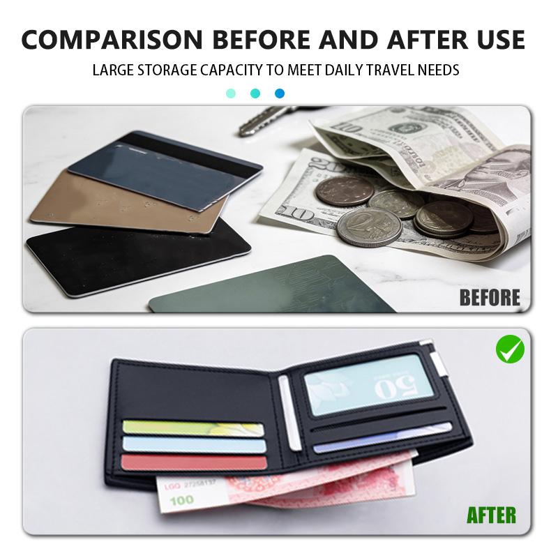 Leather Car Logo Men Wallet ID Credit Card Holder License Bag Gift For Mitsubishi Outlander Lancer Cross Colt Xpander Mirage