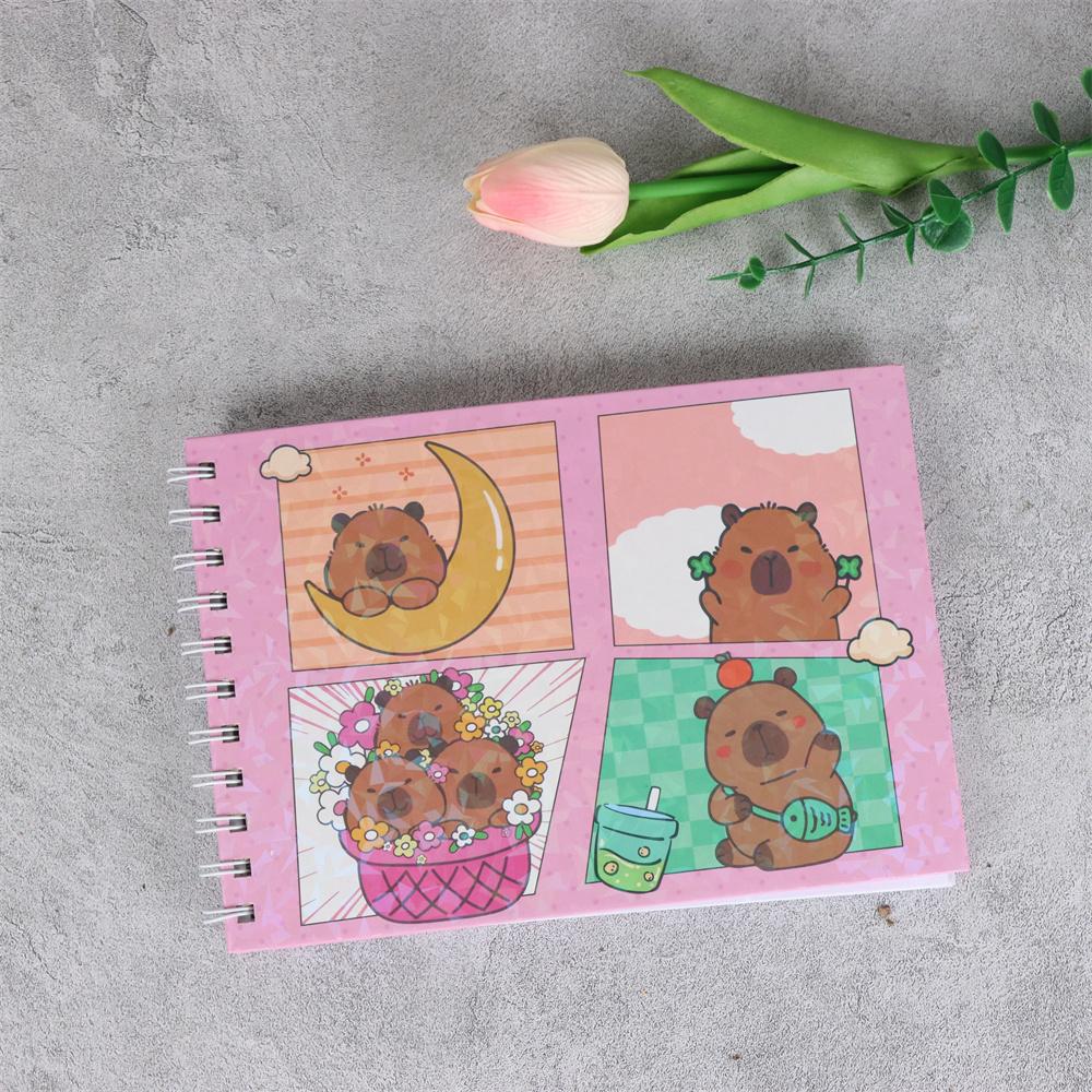 Capivara Fashion Girl Crazy Makeup Tools Theme Adult Coloring Book Suitable For Adults To Relax Alone Coloring Book