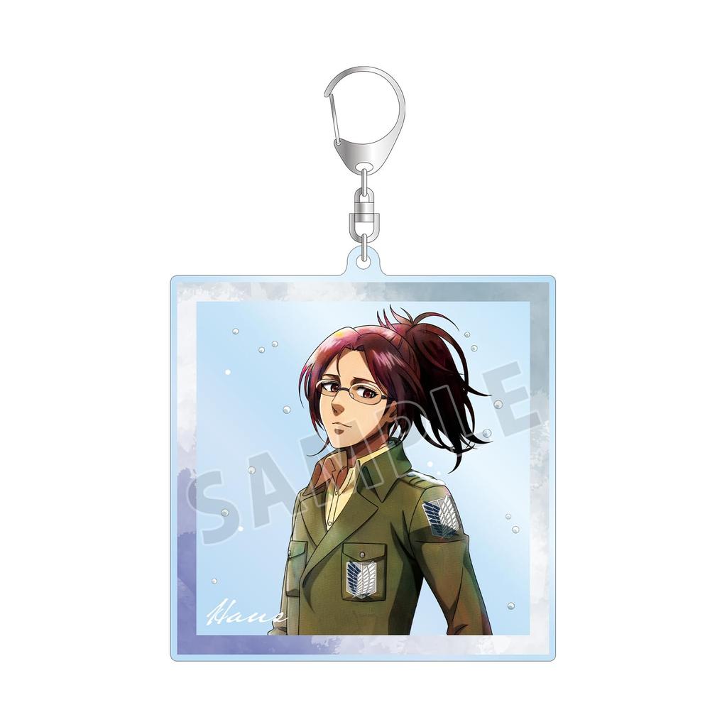 Attack on Titan Original Illustration Hange Winter Walk Big Acrylic Keychain Ver.