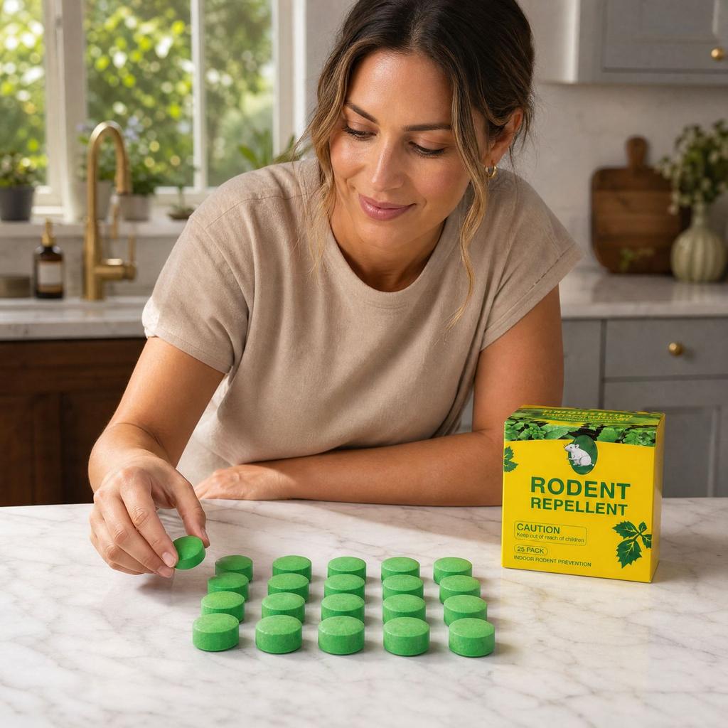 Peppermint Oil Pellets, Count, for Indoor & Outdoor Use Around House, Garden
