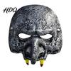 Masque Style Gothique Décoratif Effrayant Halloween Vampire Crâne Masque Horreur Demi-Visage Unique Jeu de Rôle Port pour Fête Masquée Costume Cosplay