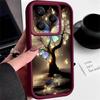 Shining Fantasy Tree Butterfly Pattern Case For Xiaomi Redmi Note 14 13 Pro 5G 4G 12 11 Funda Xiaomi 14T 13T 11T Pro Shockproof Bumper Silicone Cover