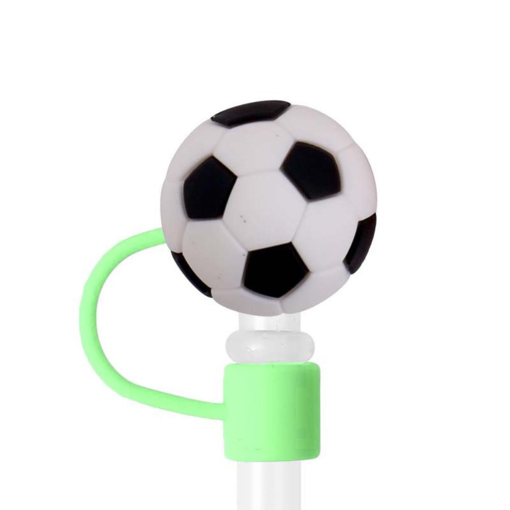 Basketball Silicone Straw Plug 8mm Straw Topper Cap Cartoon Straw Tips Cover  Cup Accessories